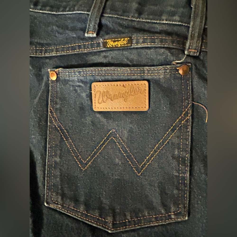 Wrangler Men's 42x34 Blue Jeans Work Cowboy Big Tall Casual GUC